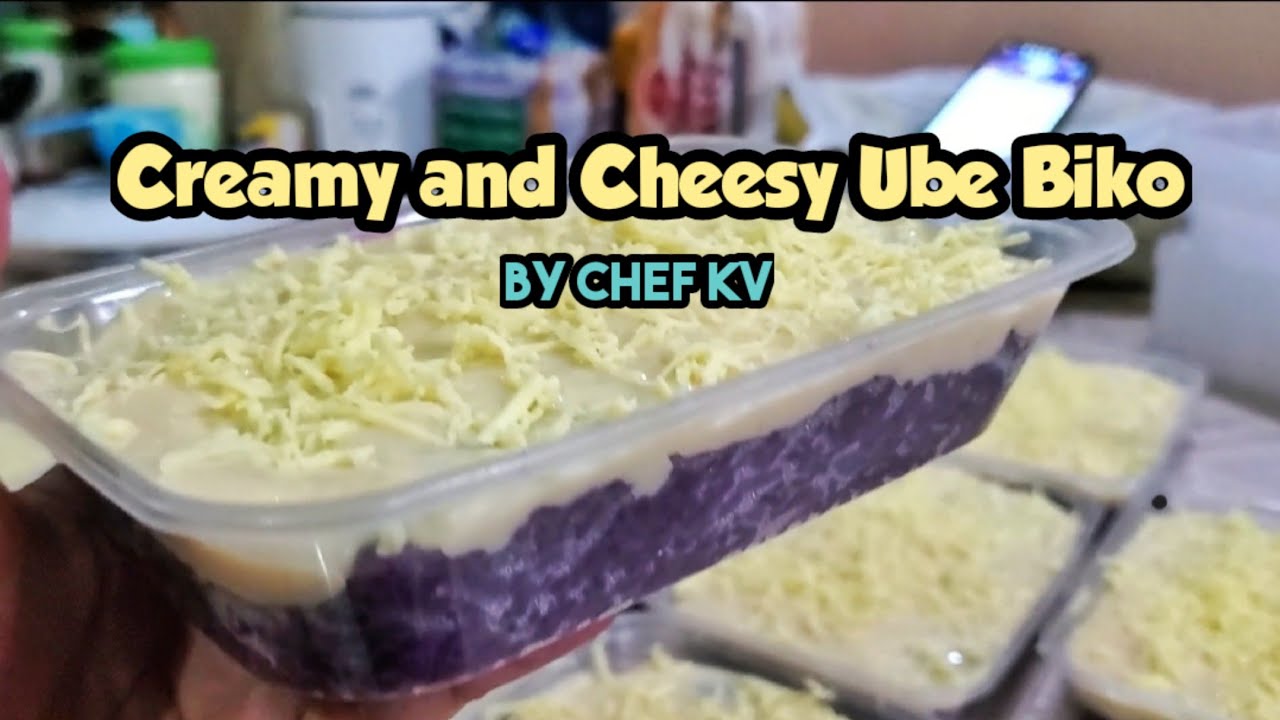 Creamy and Cheesey Ube Biko / Patok pang business / Pang negosyo recipe