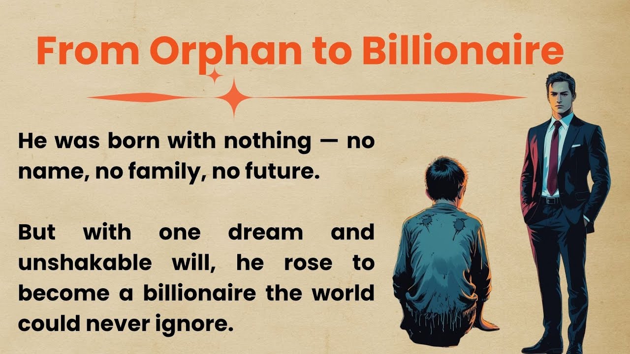 Learn English with an Inspiring Story &ndash; From Orphan to Billionaire