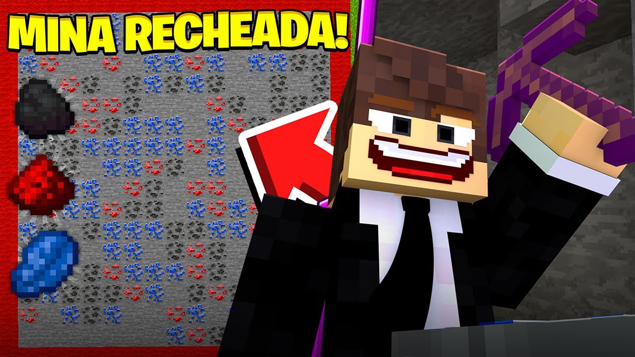 VOLTAMOS COM TUDO na MINERA&Ccedil;&Atilde;O! (Minecraft Rankup Fantasy)