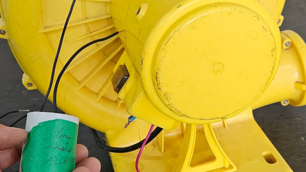 Como Consertando o motor do brinquedo infl&aacute;vel