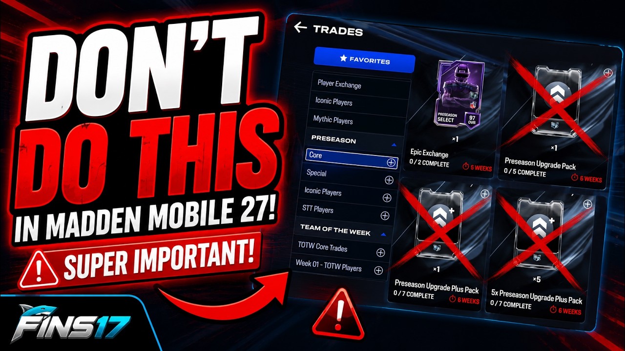 НЕ ДЕЛАЙТЕ ЭТОГО В MADDEN MOBILE 27! ОЧЕНЬ ВАЖНО! Madden Mobile 27