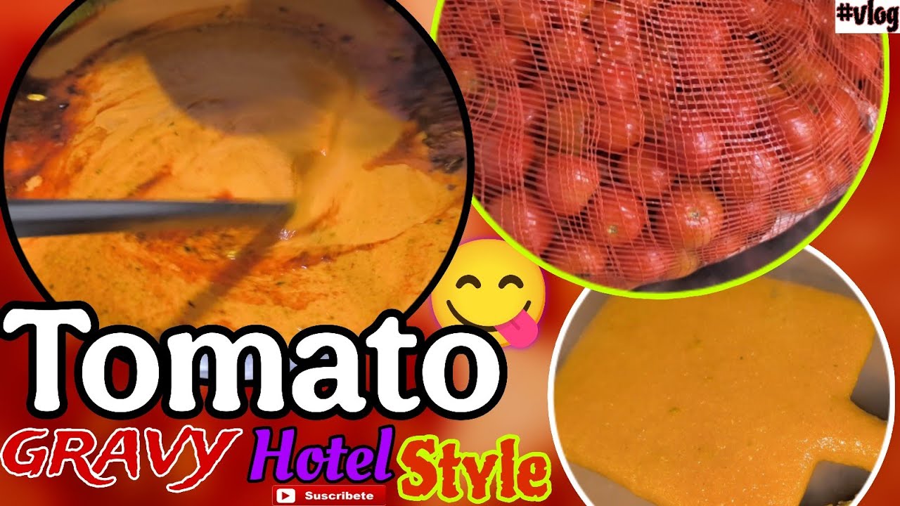 Hotel Style Tamato Gravy || Tamato Gravy Full Racepy || Dali Lifestyle Vlog 🥰