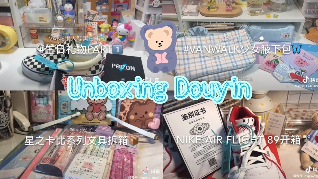 [ Unboxing Douyin ] Unboxing đồ dùng học tập ( Back To School ) Tik Tok Trung Quốc ✓