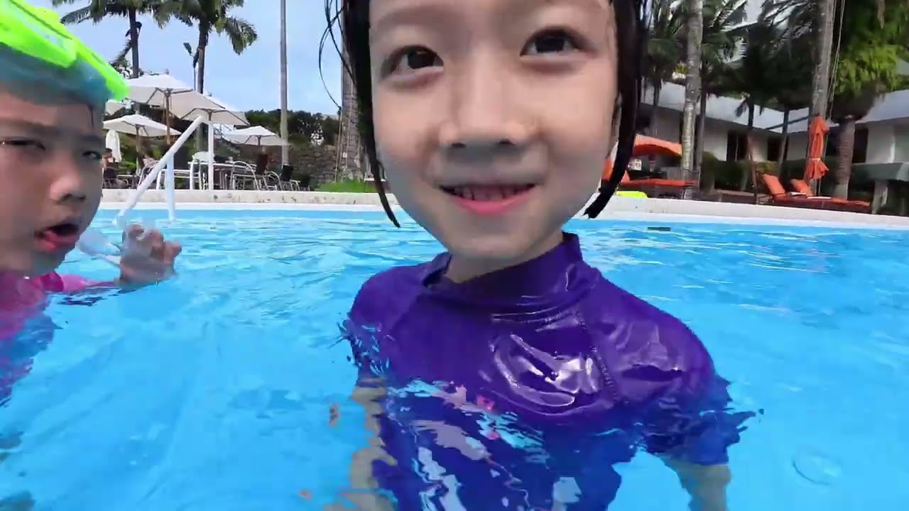 KK第一次頭下水
