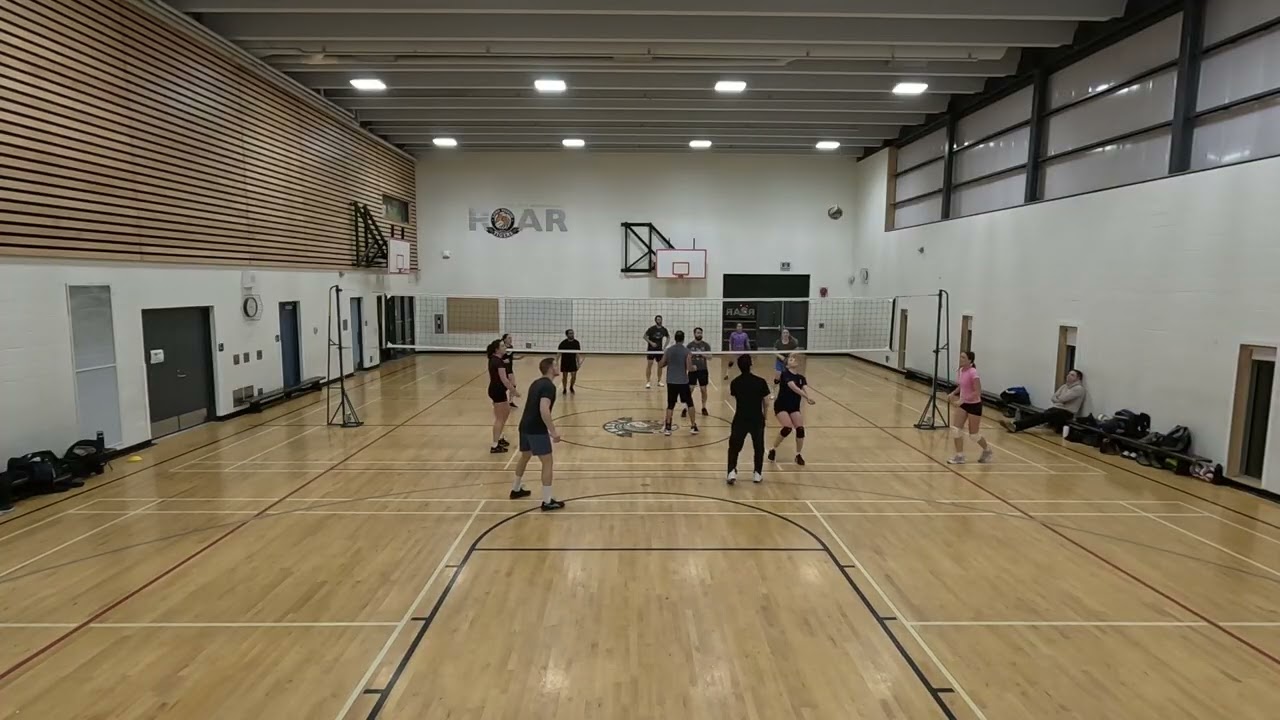 Recreational Volleyball - NFVL - Random Folk vs Block Party - Set 4 of 4