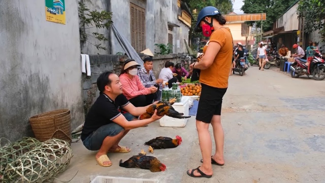 Harvesting Chickens for Market Sale and Trading for a New Water Turbine Generator