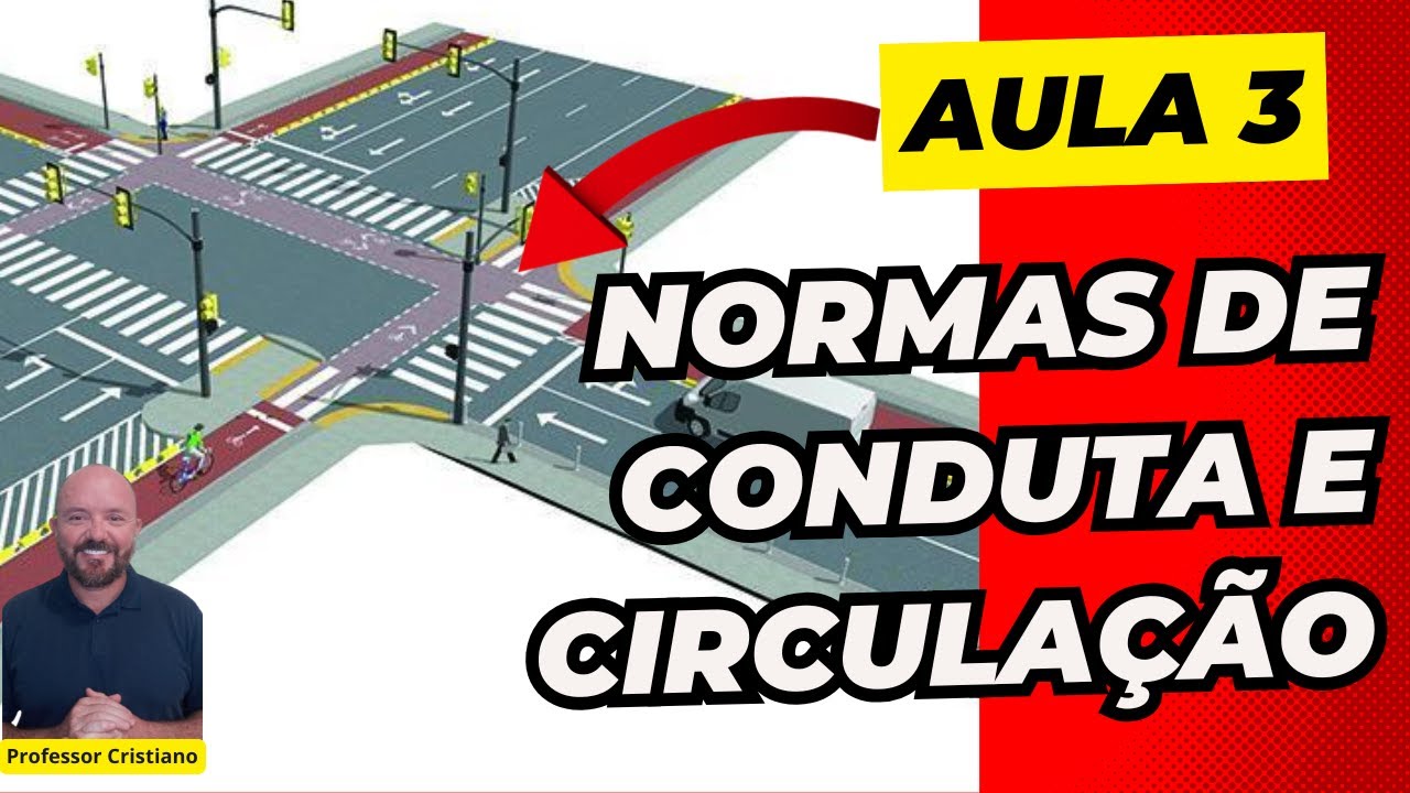 AULA 3 NORMAS DE CIRCULAÇÃO E CONDUTA - PASSE DE PRIMEIRA NA PROVA DO DETRAN