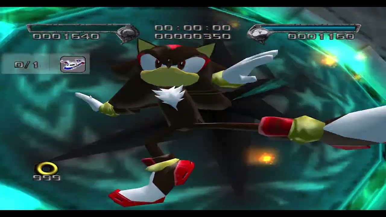 Shadow the Hedgehog randomizer gameplay clip