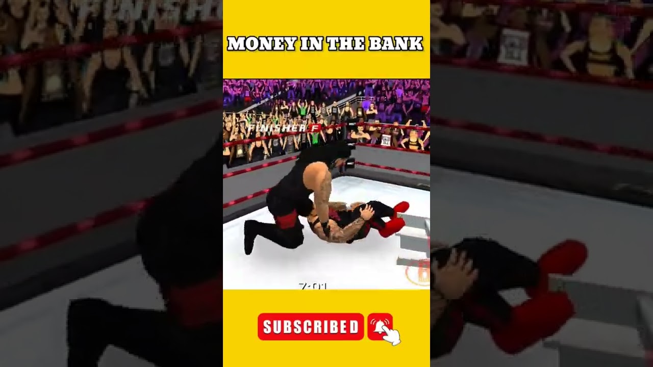 MONEY IN THE BANK MATCH IN WR3D MOD || #shorts #wwe #wr3d #short