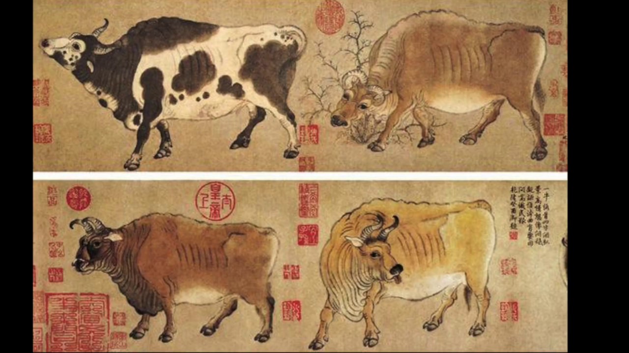 唐 韓滉《五牛圖》