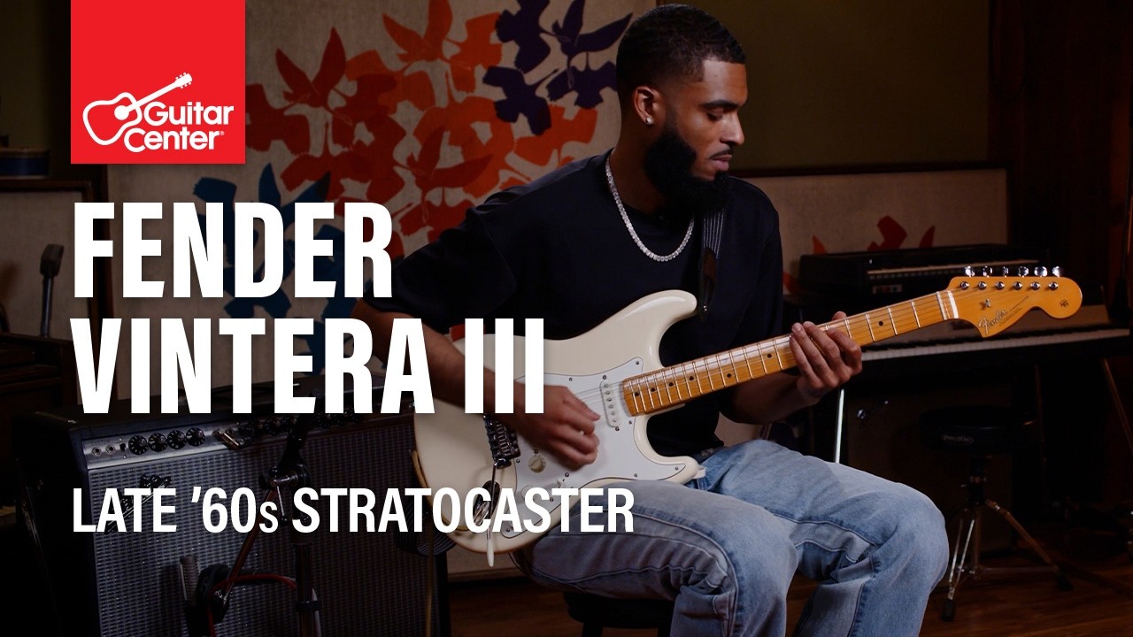 Новая демонстрация гитары Fender Vintera III Stratocaster конца 60-х годов с участием 
