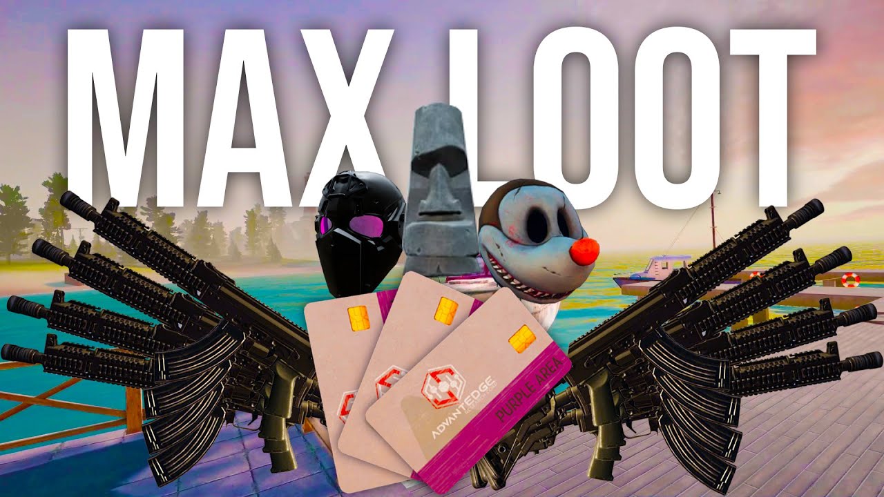 How Much LOOT Can I Get With 3 PURPLE KEYCARDS on Island of Tabor!?