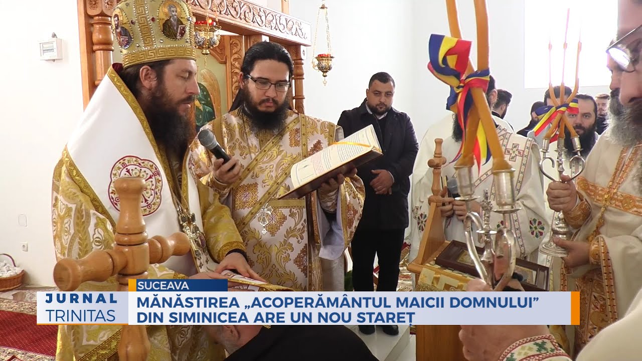 Mănăstirea „Acoperământul Maicii Domnului” din Siminicea are un nou stareț