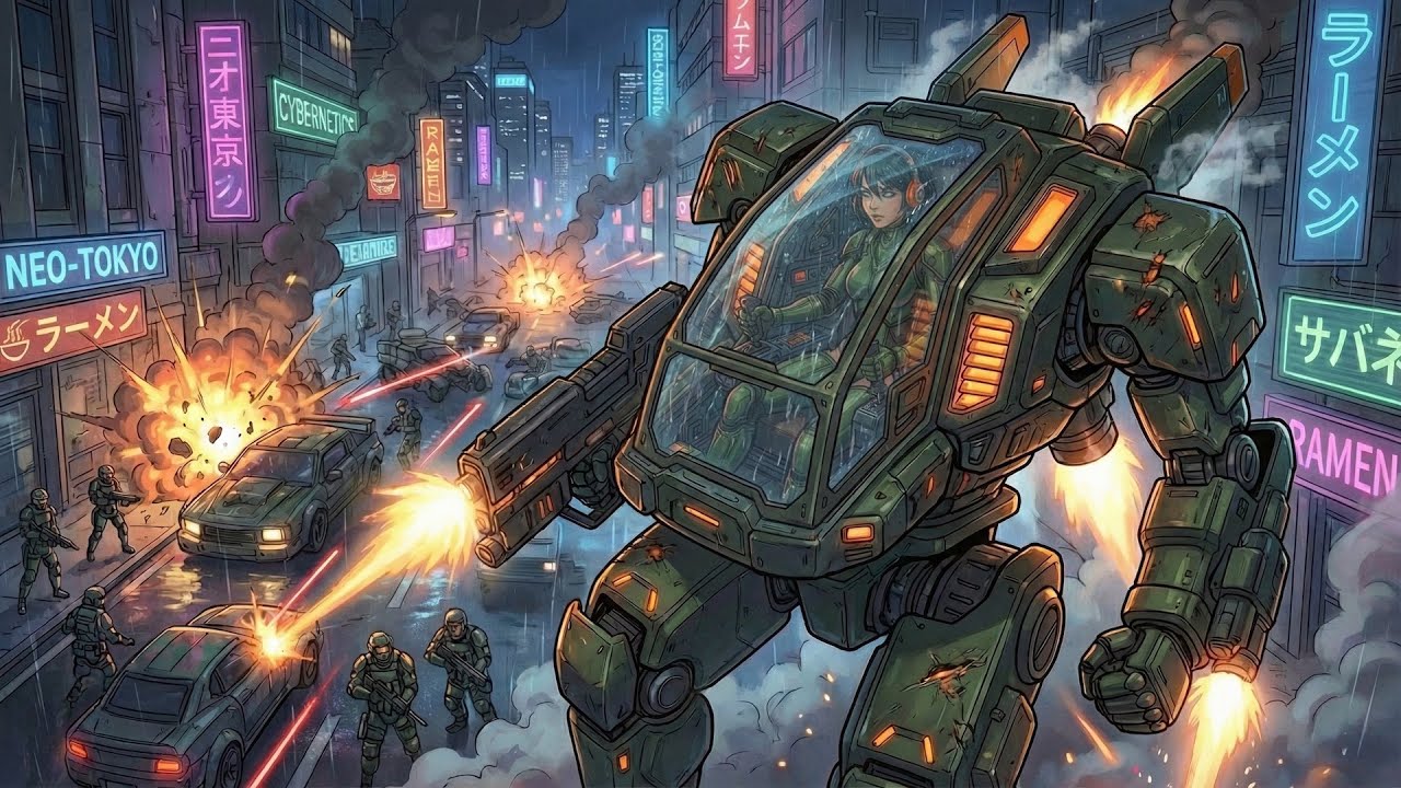/ / Mech Deployment / / #darksynthwave #synthwave #dubstep #metalcore