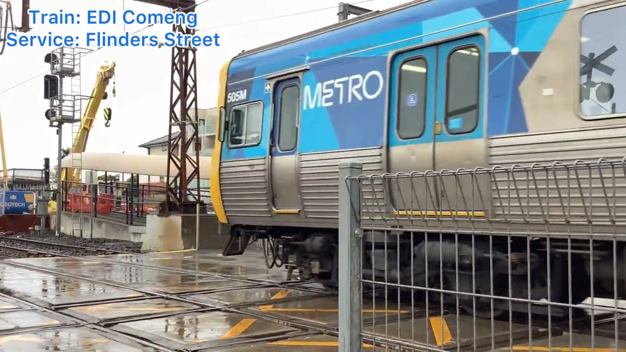 Trains Through Glen Huntly Tram Square