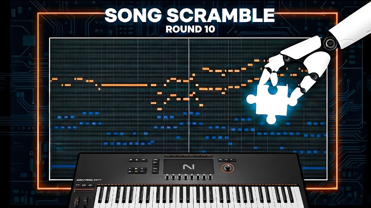 Song Scramble #10: One piano sketch in 14 styles.