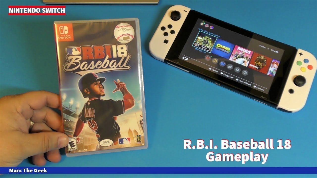 Nintendo Switch: RBI Baseball 18 Gameplay