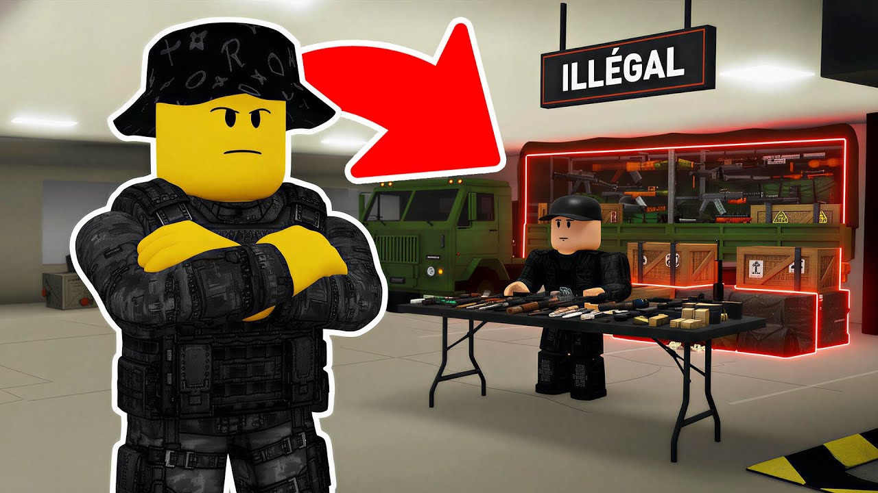 JE CRÉE UN MARCHÉ NOIR SUR BROOKHAVEN ROBLOX