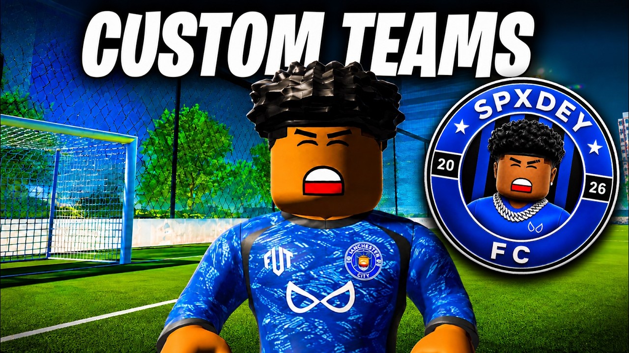 Новая футбольная игра в Roblox: команды FUT и создание собственных клубов
