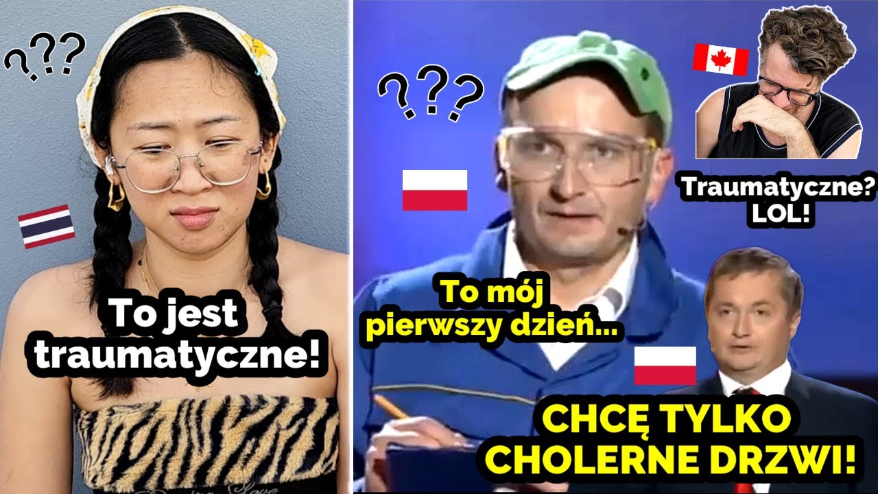 Zagraniczna para odkrywa polską grupę komediową KMN - Kupując Drzwi