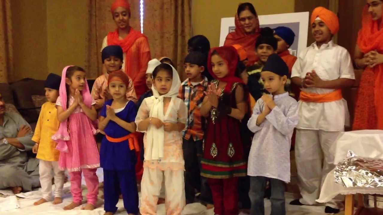 Sikhi Meri Jaan Hai - Sung By Kids at Sikh Dharamsal Vaisakhi Celebrations