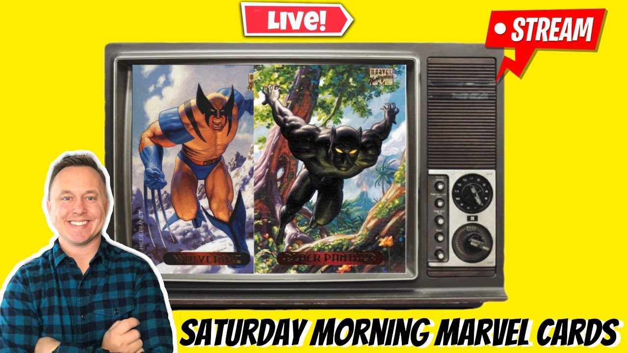 Saturday Morning Marvel Cards | Episode 2 | 1994 Marvel Masterpieces rare boxbreak