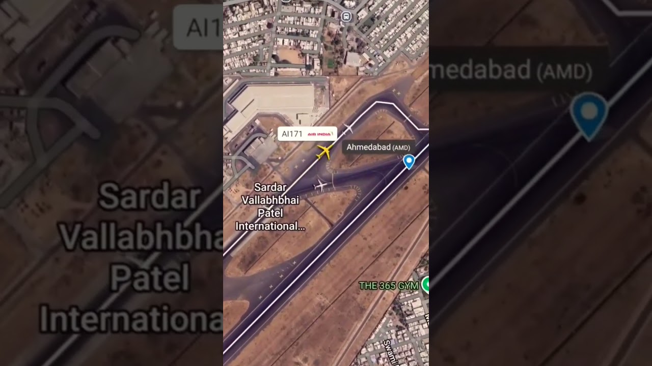 AI 171 Dreamliner Crash from Ahmedabad to London Gatwick#airindia #crash