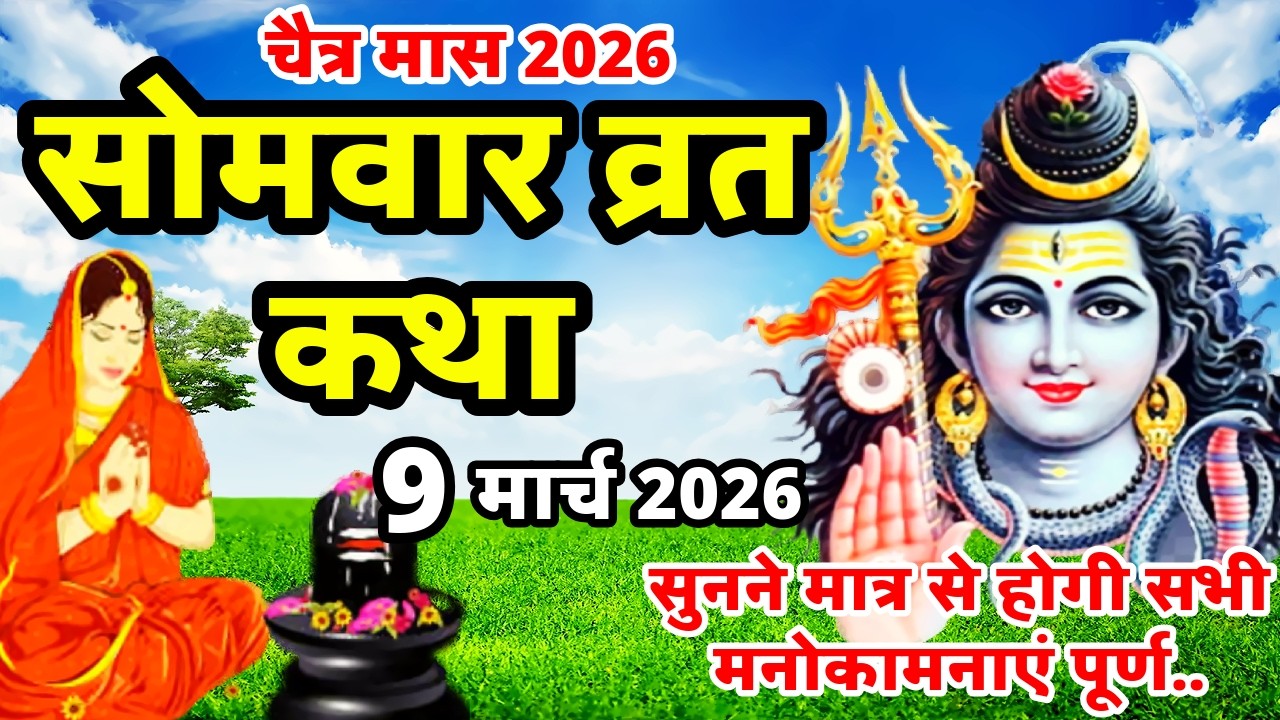 Somvar Vrat Katha | सोमवार व्रत कथा | Somvar Ki vrat Katha | Somvar Vrat