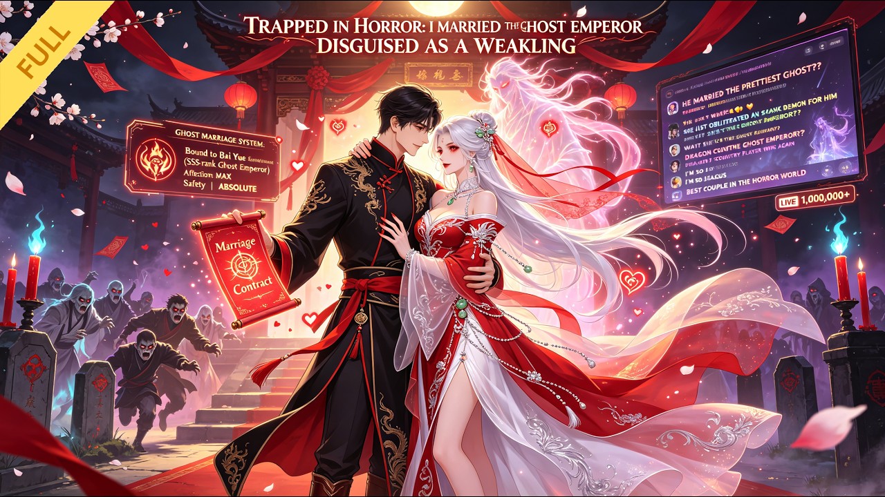 【FULL】👻Trapped in horror rules world, I marry the beautiful ghost under a marriage system