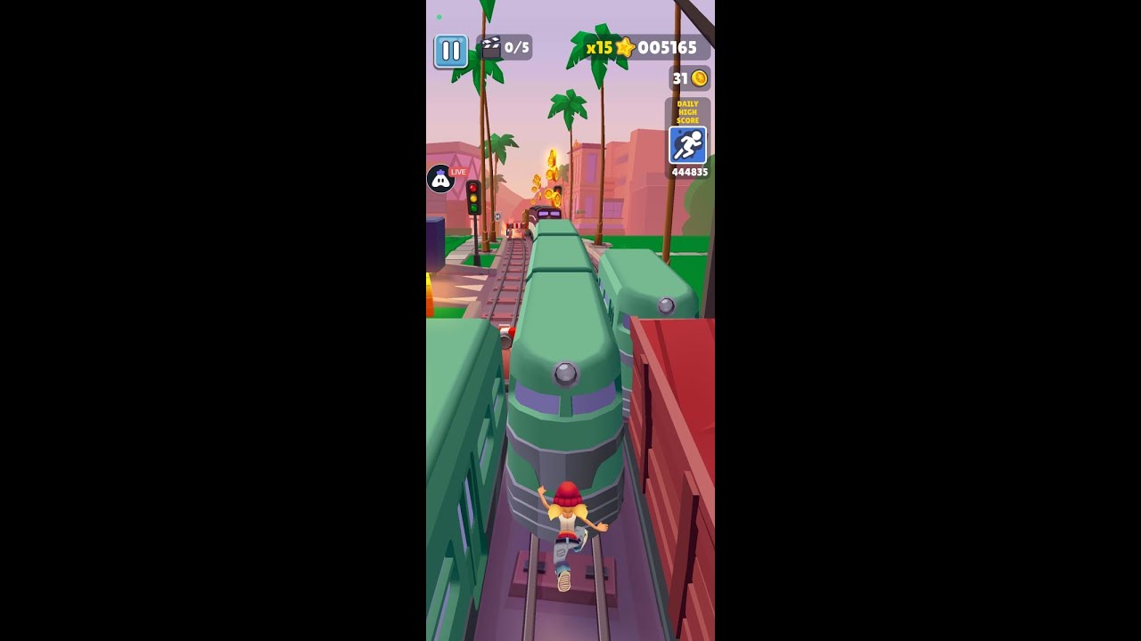 Live Playing Subway Surfers #newupdate target 25000 coin #verticallivefeed #shortslive #shorts #yt