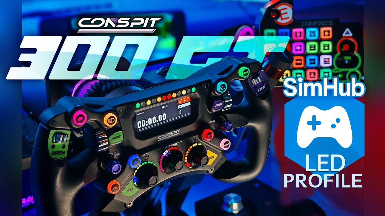 Conspit 300GT – SimHub LED Profile Overview