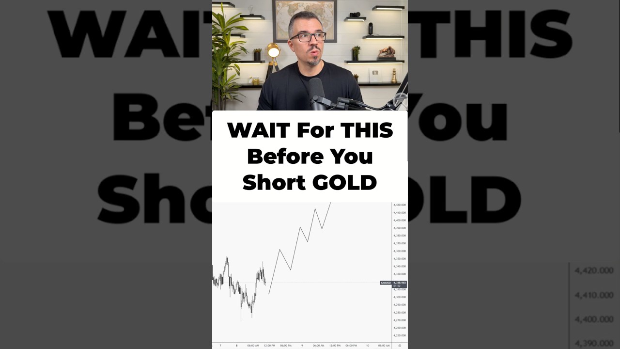 Почему я пока НЕ ​​играю на понижение золота (XAUUSD SMC)