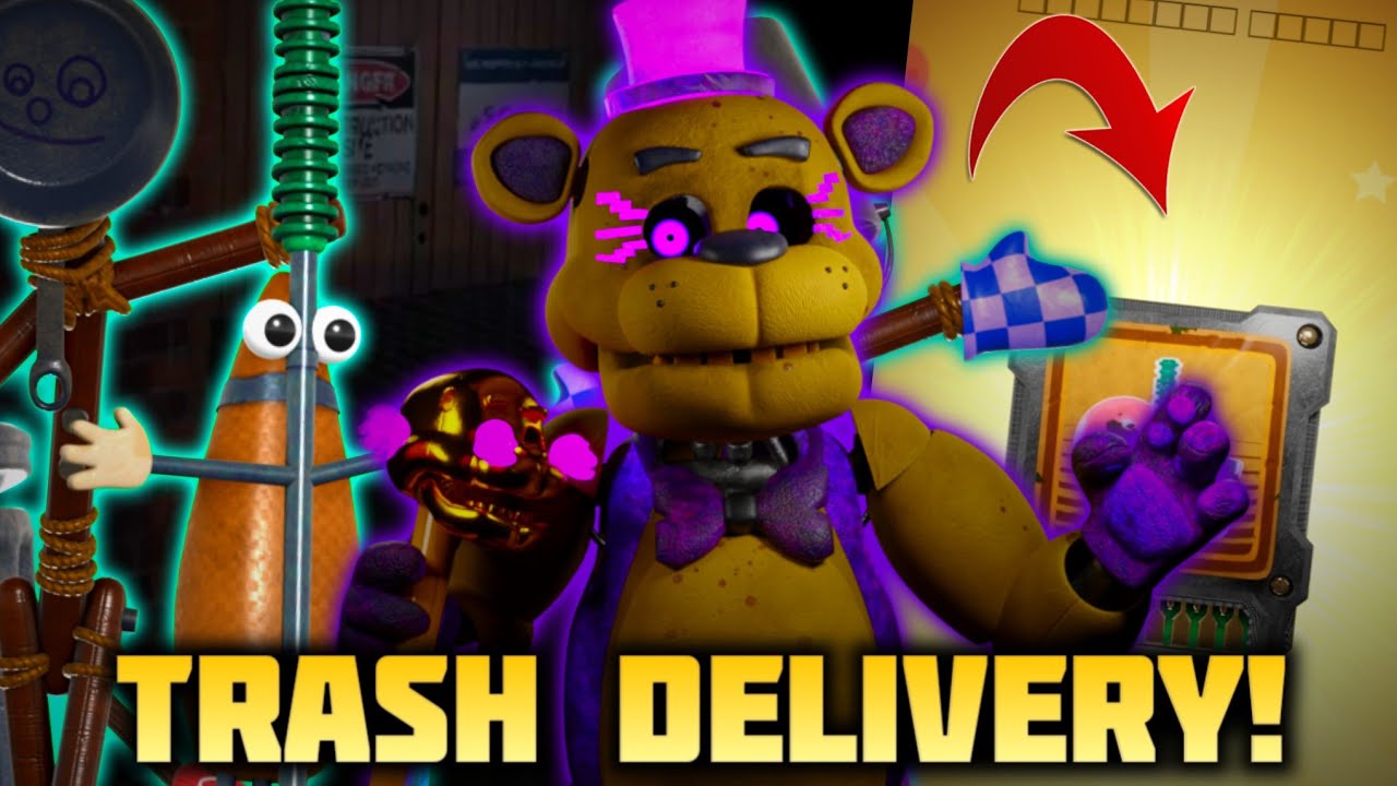 TRASH AND THE GANG IN FORSAKEN AR! Trash Delivery! Forsaken AR: Darkest Delivery! Мусорная банда! #3