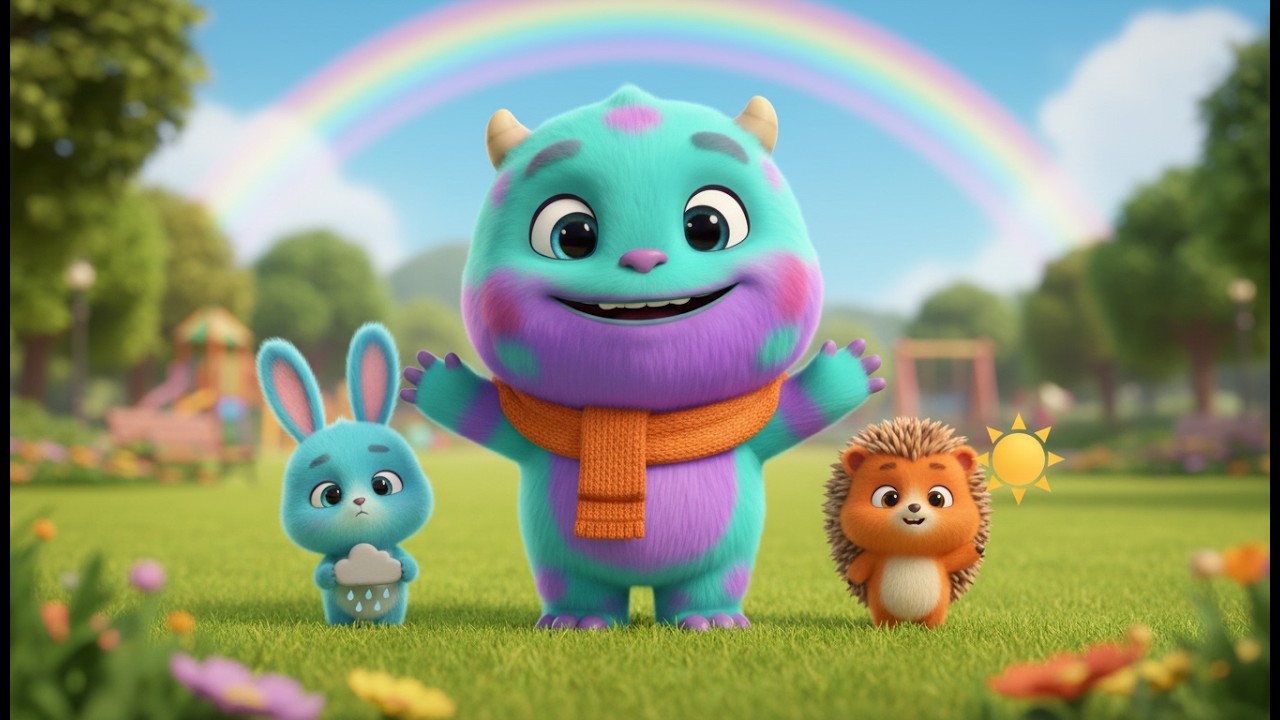 Gefühle lernen mit Toto dem Monster | Kinderlied über Freude, Traurigkeit, Wut & Angst