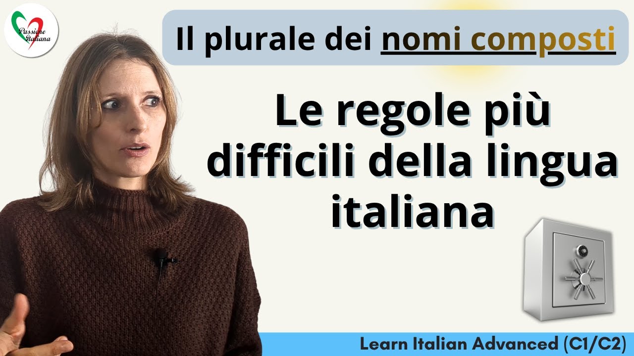 Come si forma il plurale delle parole composte? 😮