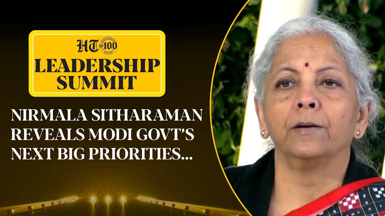 Sitharaman On Next Big Assignment, ‘Tax Terrorism’, ‘Tariff Headwinds’, Rupee & More | HTLS 2025