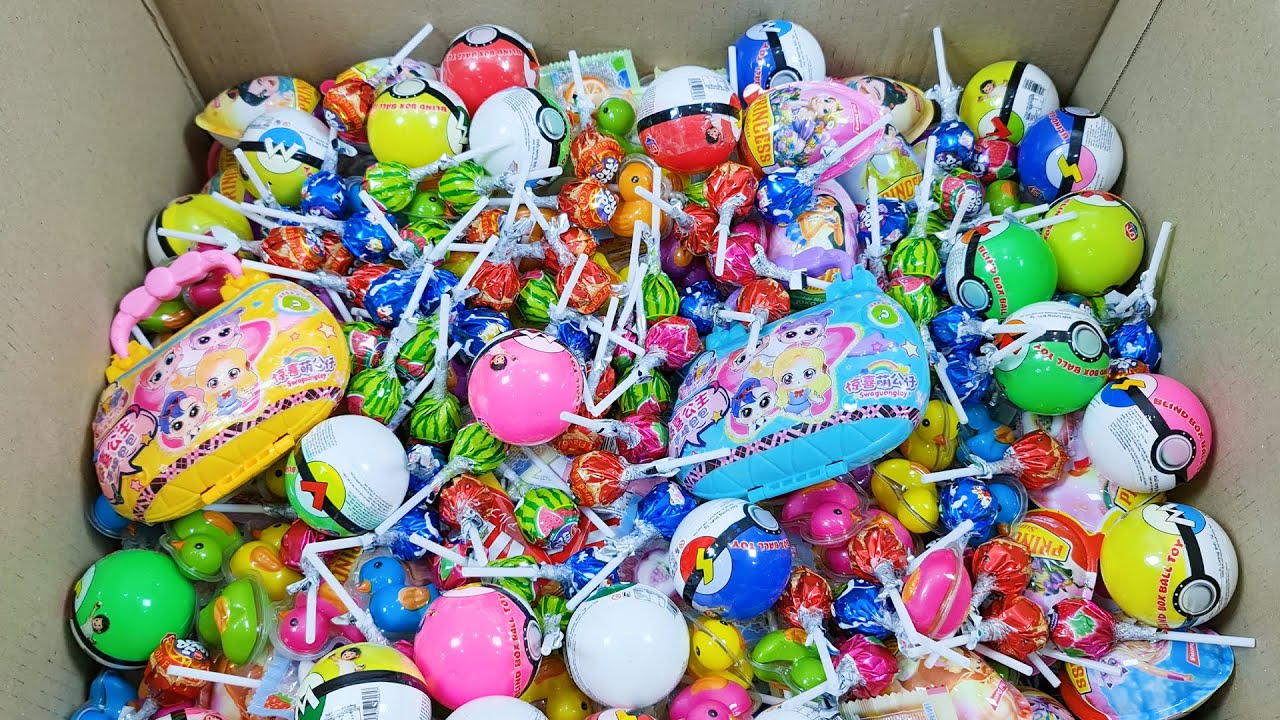 Satisfying Unpacking So Many Delicious Ice Cream Lollipop and Different Flavors Candy - ASMR