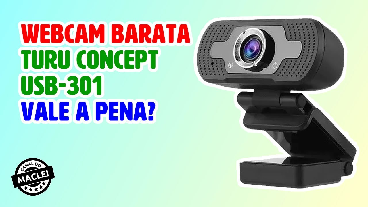 WEBCAM BARATA VALE A PENA? TURU CONCEPT USB-301 REVIEW!