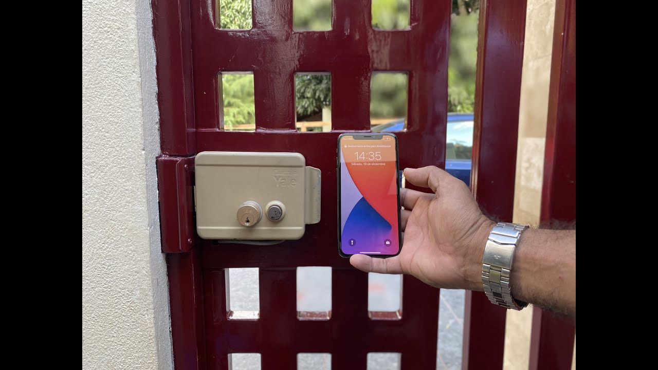 como abrir un llav&iacute;n el&eacute;ctrico con un Smartphone