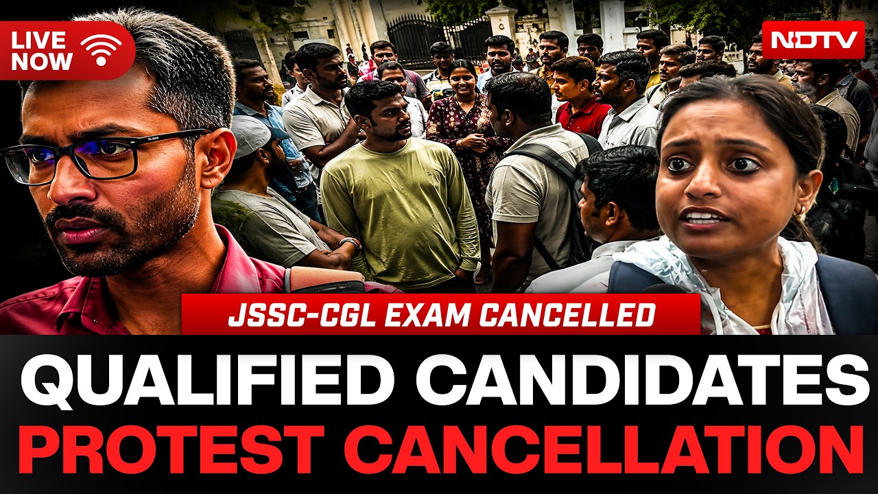 Jharkhand JSSC-JPSC Protest LIVE News | JSSC-CGL Qualified Candidates Protest Exam Cancellation