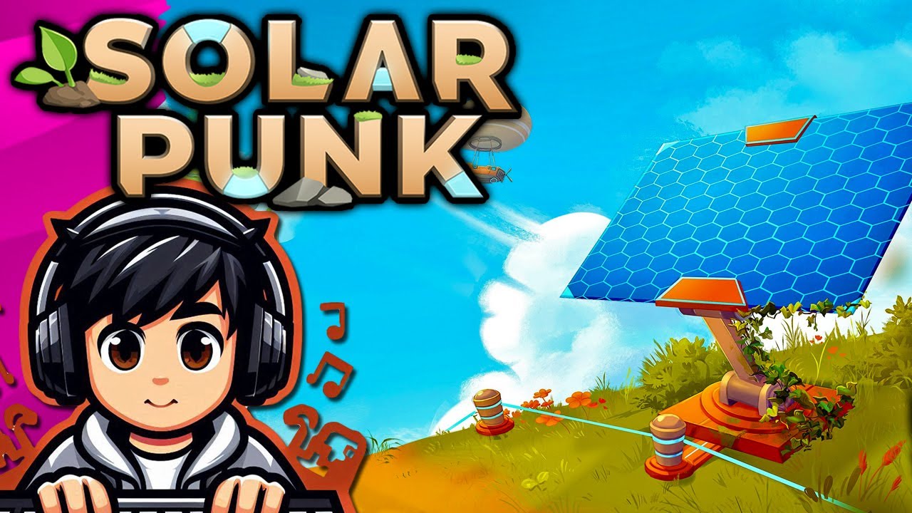 SOLAR PUNK DEMO- ¿El MEJOR juego de supervivencia y automatización? | Construyendo un futuro utópico