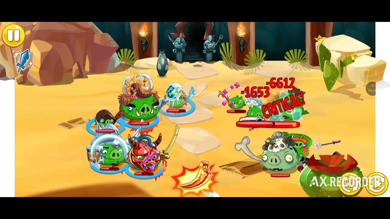 angry birds epic pig friends playing as pigs from pork side v2 and all stars by using pig editor 