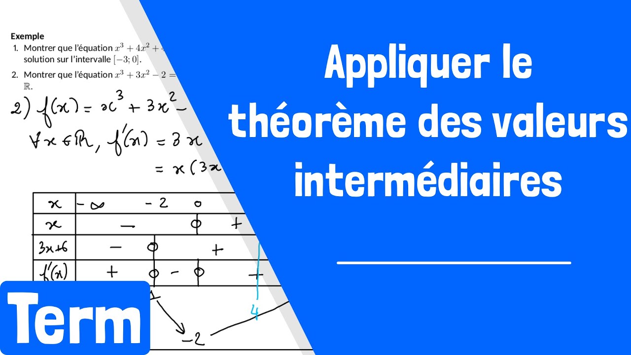 Comment appliquer le théorème des valeurs intermédiaires et son corollaire ?