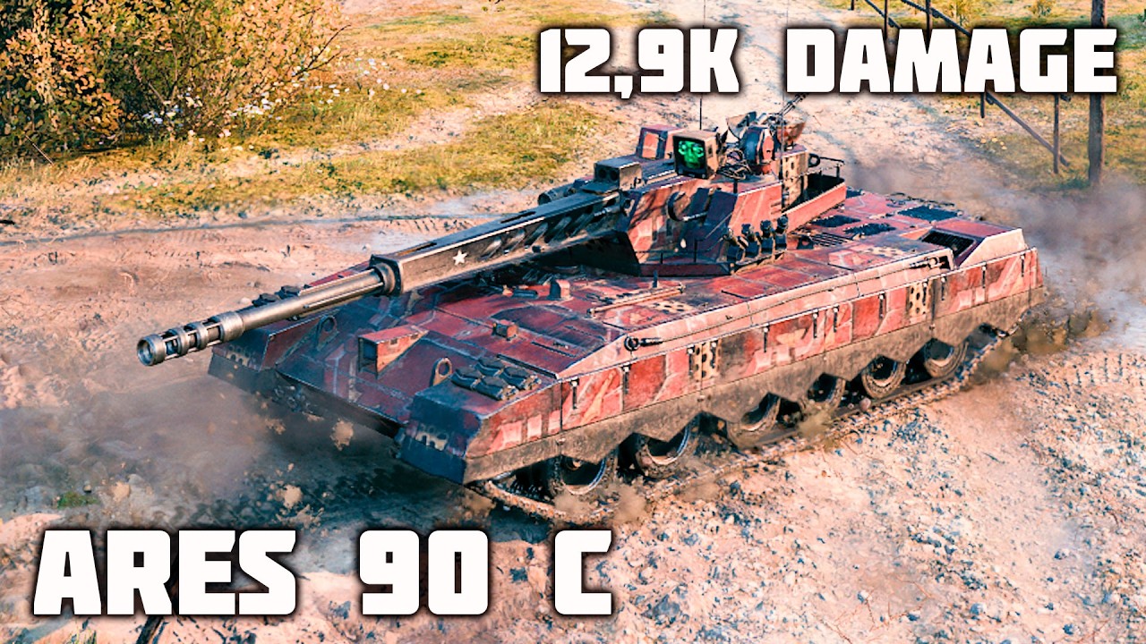 Ares 90 C WoT – 7Kills, 12,9K Damage