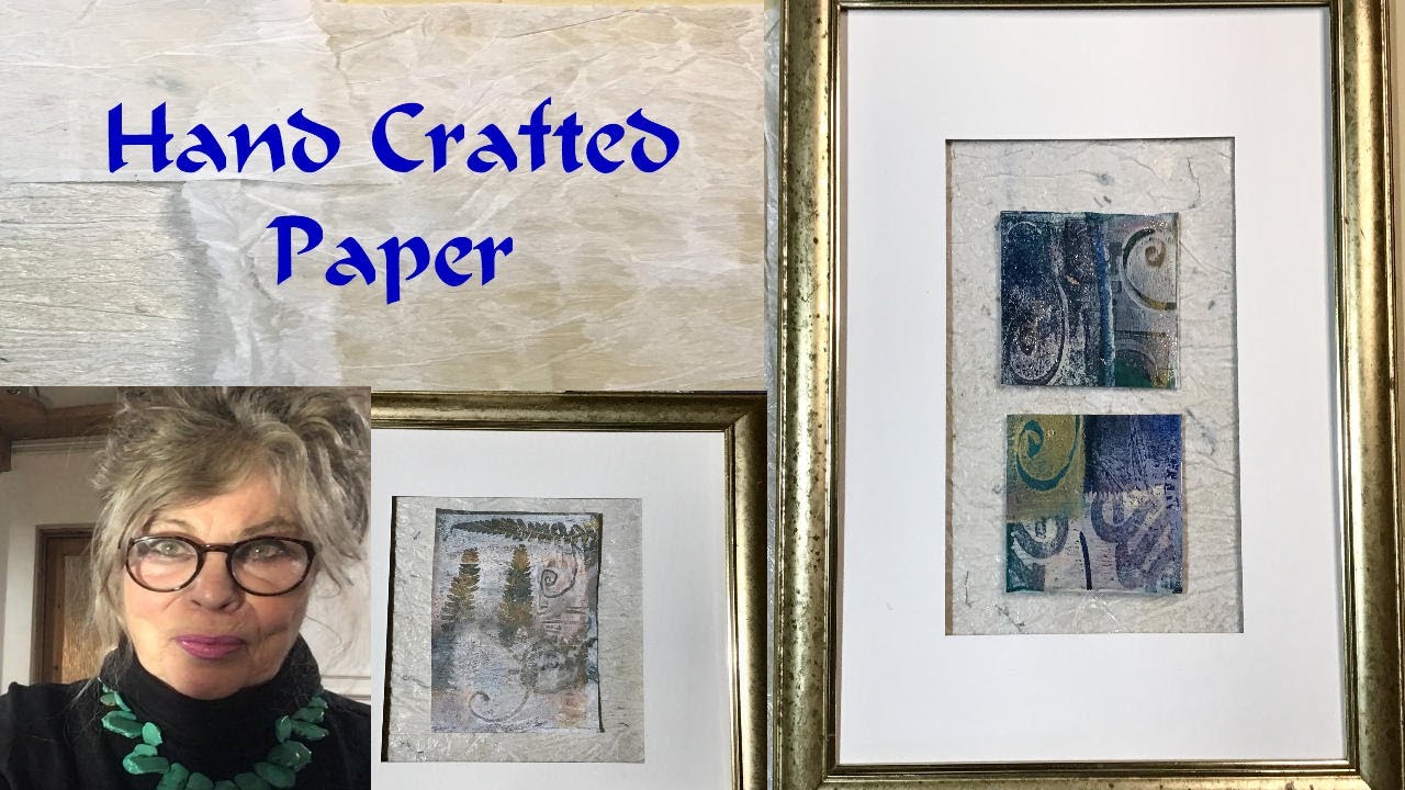 How To Make Hand Crafted Paper #art #handcraftedpaper