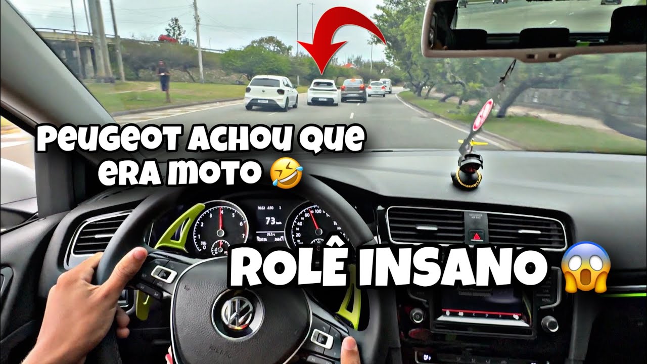 ROLÊ INSANO 🔥😱 GOLF + PEUGEOT