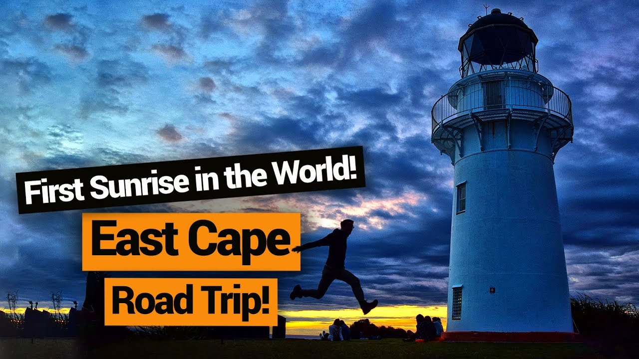 🌅 East Cape Road Trip feat. the East Cape Lighthouse Sunrise &ndash; New Zealand's Biggest Gap Year