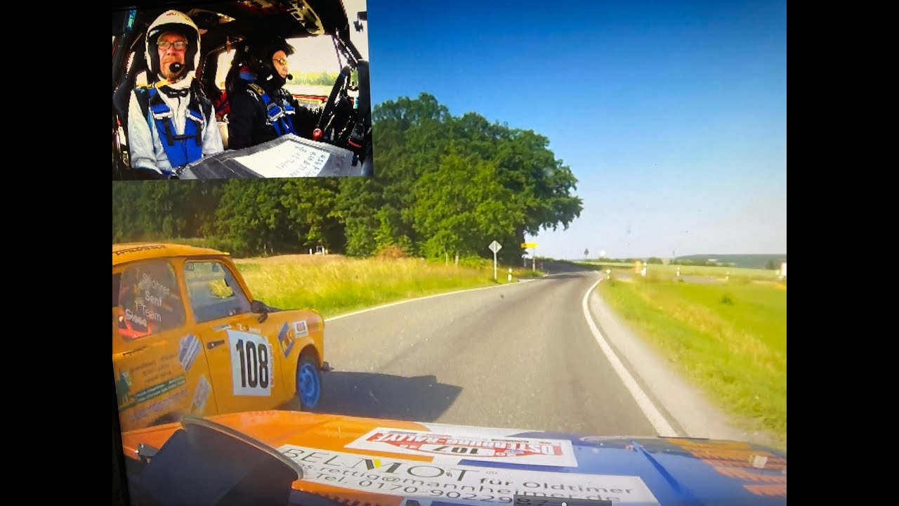 Rallye Osterburg 2025 Histo Team Lutz / Hentschke   Golf GTI  vs.   Trabant 601 RS