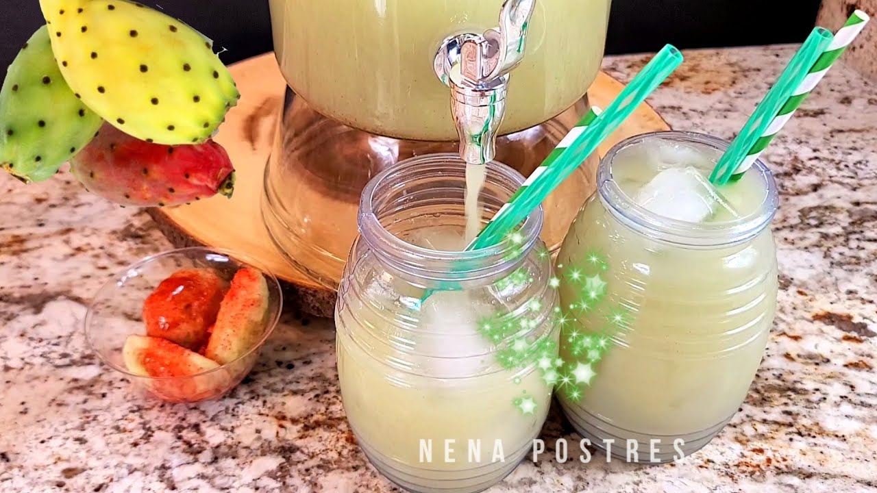 AGUA FRESCA DE TUNA 🧊🥤