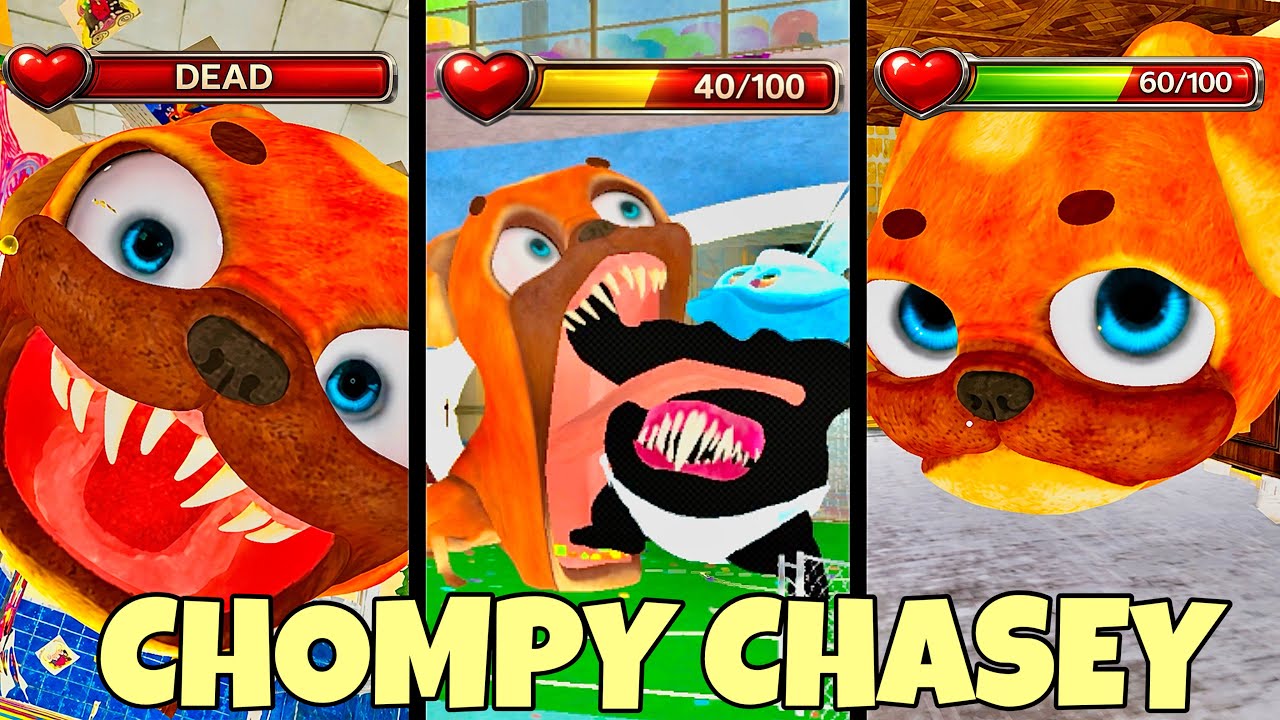 CHOMPY CHASEY ❗ ALL SCENES with HEALTHBARS & HEALPOINTS in BRIGHT MODE ❤️ ► Dark Pals: The 1st Floor